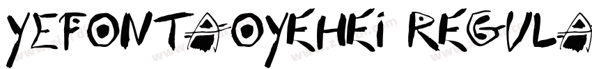 YEFONTAoYeHei Regula字体转换